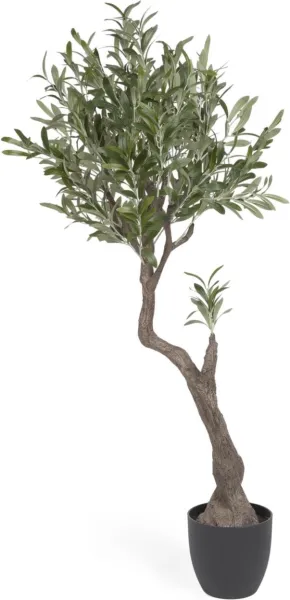 Olivo, konstgjord växt, svart, H140x55x50 cm